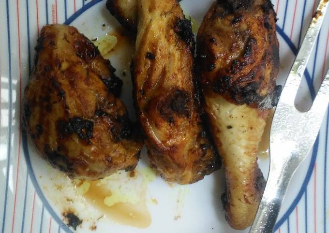 Steps to Prepare Favorite Marinated Chicken; fried