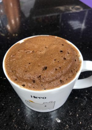 صورة لوصفة كيك في كوب بالماكرويف
