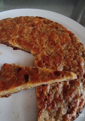 Una foto de TORTA INTEGRAL DE PLÁTANO MADURO