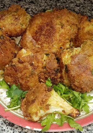 صورة لوصفة قرنبيط ببيضه واحده🥦😋