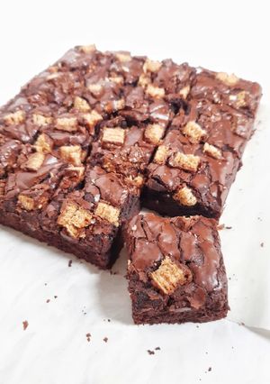 Foto resep Brownies Panggang (No Mixer)