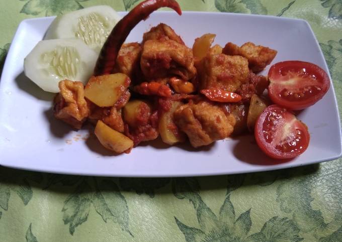 Resep Balado Tahu Dan Kentang Oleh Sabrina Ananda Santoso Cookpad