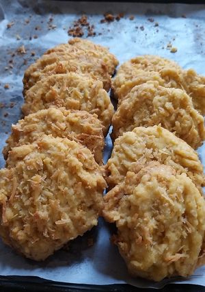 Foto resep Corn flakes keju cookies