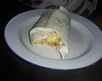 Update, Prepare Recipe Breakfast burrito Delicious Nutritious