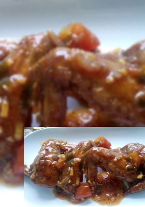 Foto resep Sayap Ayam Goreng Saus Tiram