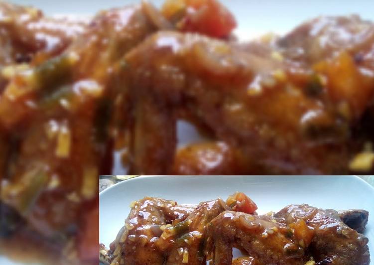 Resep Sayap Ayam Goreng Saus Tiram Lezat
