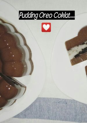 Foto resep Pudding Oreo Coklat
