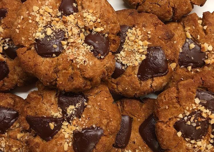 Comment pour Préparer Fait maison Cookies vegan choco noisette