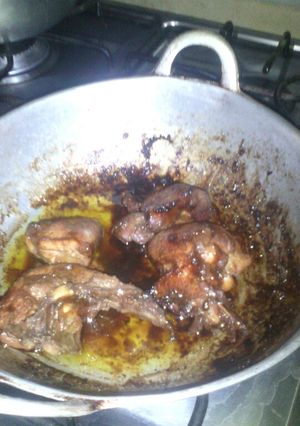 Una foto de Pollo al sillao