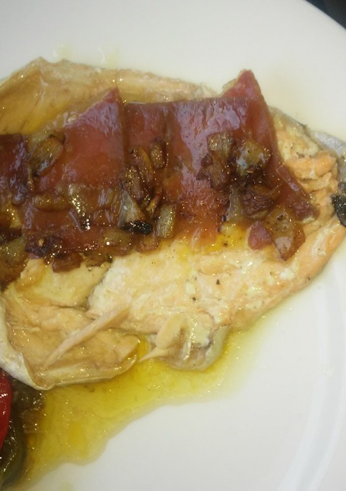 Una foto de Trucha con Jamón