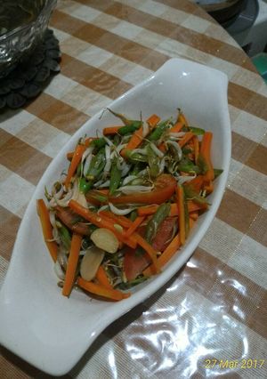 Foto resep Tumis wortel buncis toge