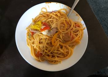 How To Serving Recipe Neapolitan Pasta Delicious Simple