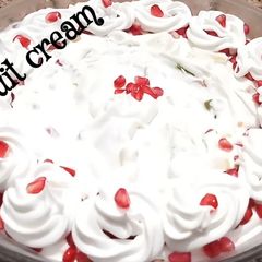 A picture of Fruit cream (love cookig and eating).