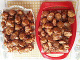 Fritos con manzana
