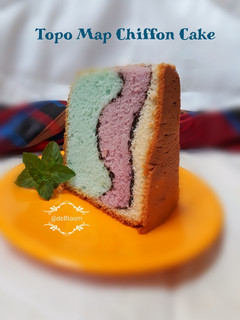 Foto resep 624. Topo Map Chiffon Cake