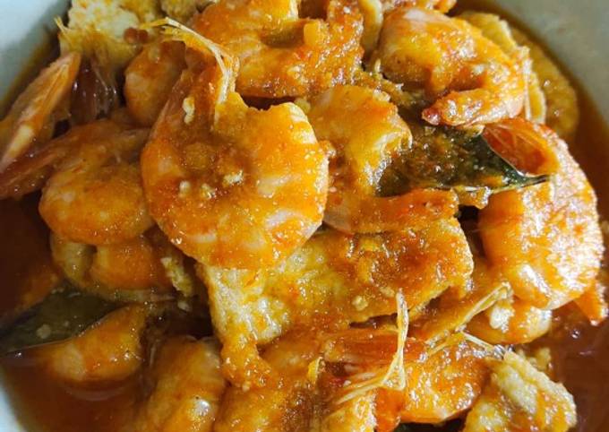 Sambal udang tahu