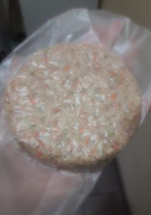 Una foto de Hamburguesa de soja texturizada 🍔