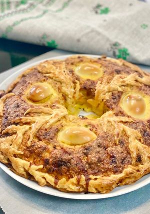 Une photo de Couronne apéro au poulet