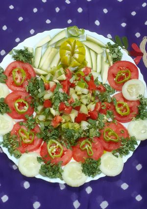 A picture of Vegetables Salads.