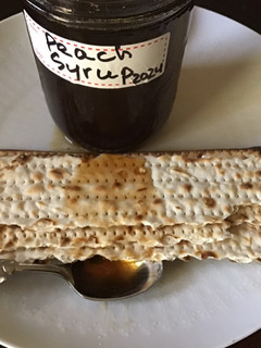 A picture of California Farm Peach Syrup.