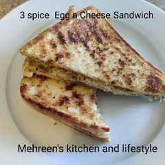 3 spice Egg n Cheese Sandwich A picture of 3 spice Egg n Cheese Sandwich.