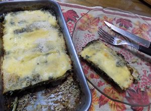 Una foto de Ortiga (pastel al horno con papas)