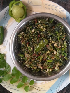 தோட்டக்கூரா கொப்பரி வேபுடு (Thotakura kopperi veppudu recipe in tamil) செய்முறை முக்கிய புகைப்படம்