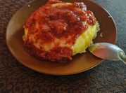 Una foto de cheesecake keto