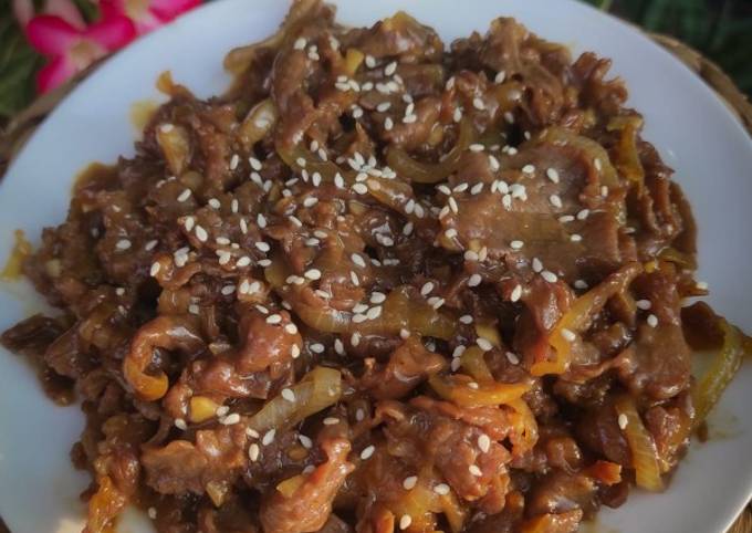 Resep 319. Beef Donburi, Enak