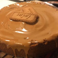 A picture of Coffee Lotus baked Cheesecake.