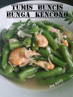 Foto resep Tumis Buncis Bunga Kencong