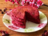 Beetroot uttapam