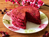 Beetroot uttapam
