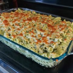 Green Mac 'n' Cheese A picture of Green Mac 'n' Cheese.