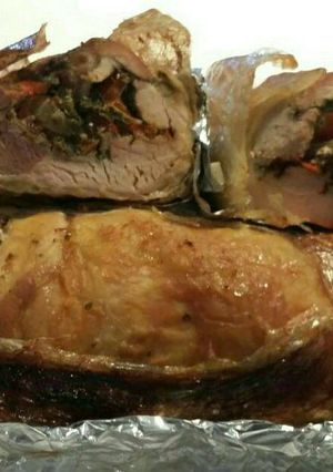Una foto de Pollo relleno