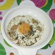 Huevo frito con micuit de cannar