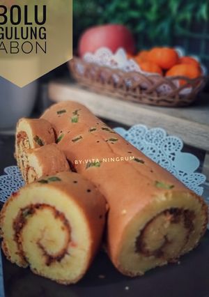 Foto resep Bolu Gulung Abon Ekonomis