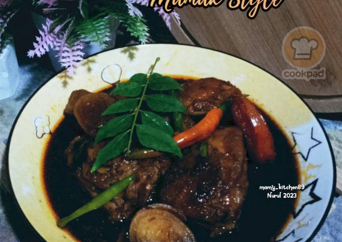 Resipi Ayam Masak Kicap Mamak Style Oleh Mamy Kitchen89 Cookpad