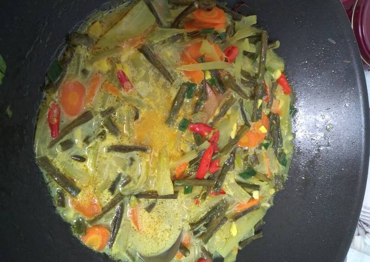 Tumis Labu Wortel Kacang panjang