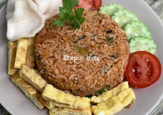 Resep gampang memasak Nasi goreng bumbu spesial ala dapur irez  nagih banget