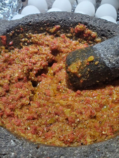 Una foto de Salsa verde con chorizo 🤤