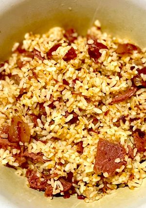 Foto resep Nasi Goreng Daging Asap