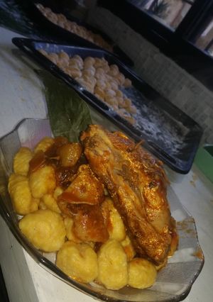 Una foto de Ñoquis de calabazita