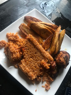 A picture of Jollof Rice.