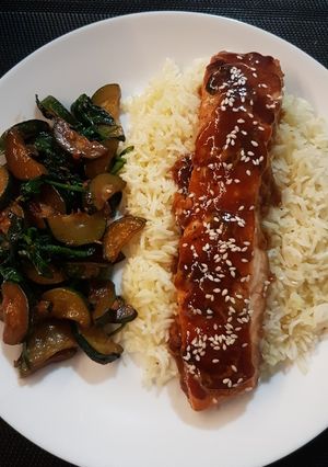 A picture of Teriyaki Salmon.