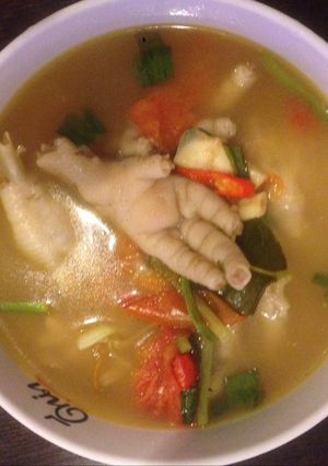 รูปของ ต้มส้มตีนไก่