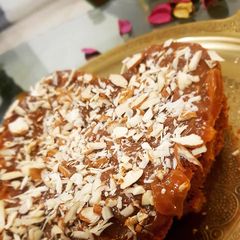 A picture of Honey almond cake.