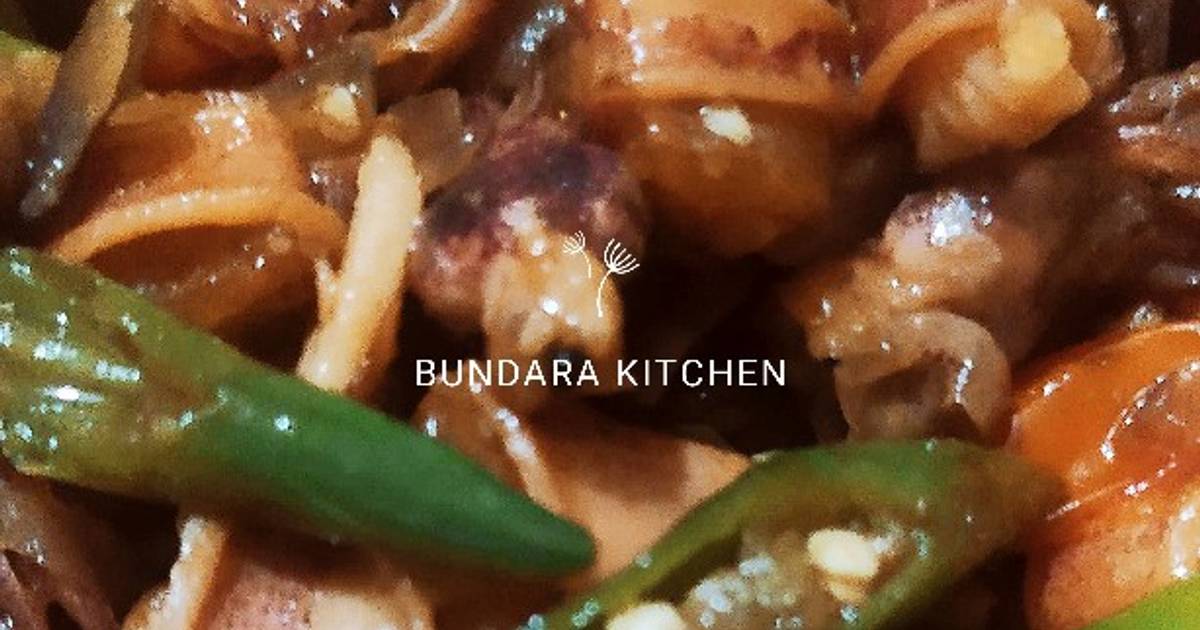 Resep Tumis Cumi Asin Cabe Ijo oleh Bundara Kitchen - Cookpad