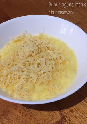 Foto resep Bubur jagung manis simple