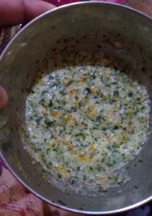 Foto resep MPASI 9M+ (pasta bayam kukus)